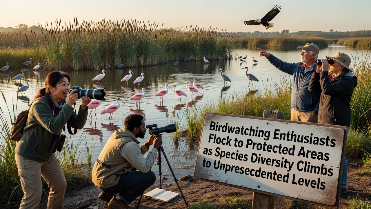 Protected Areas Draw Growing Crowds of Birdwatchers Amid Record Species Diversity Gains