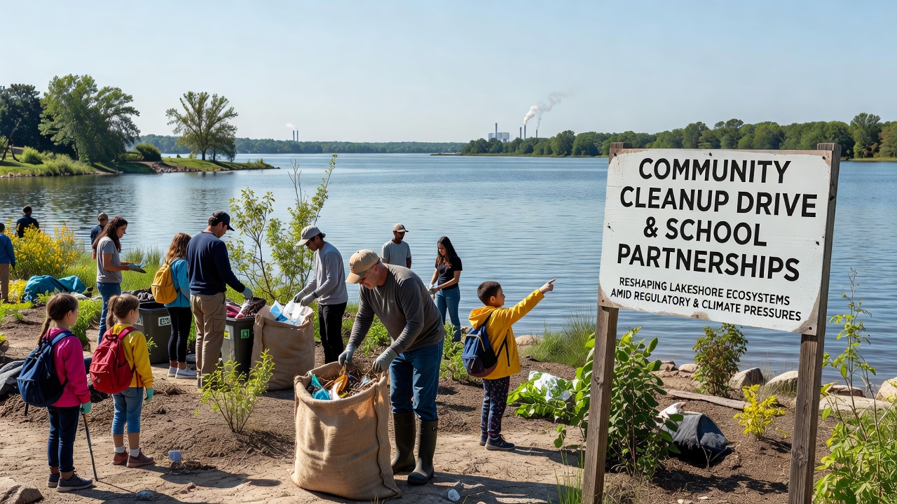 Community Cleanups and School Alliances Drive Lakeshore Ecosystem Recovery Amid Regulatory and Climate Challenges