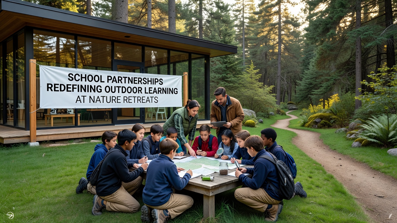 Redefining Outdoor Learning Through School Partnerships at Nature Retreats